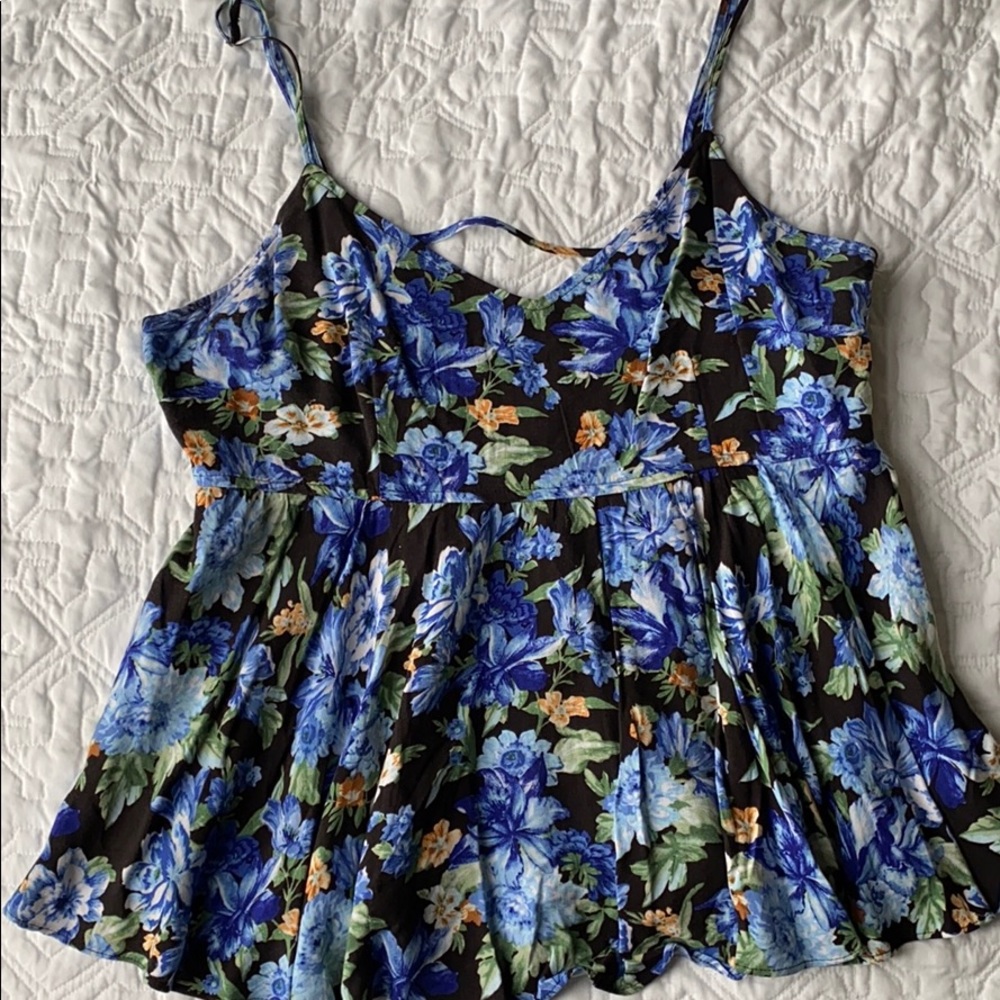 Forever21 floral tank top